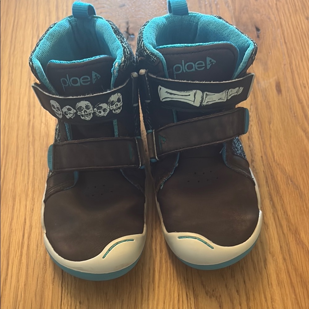 PLAE Kids Sneakers - Brown and Teal